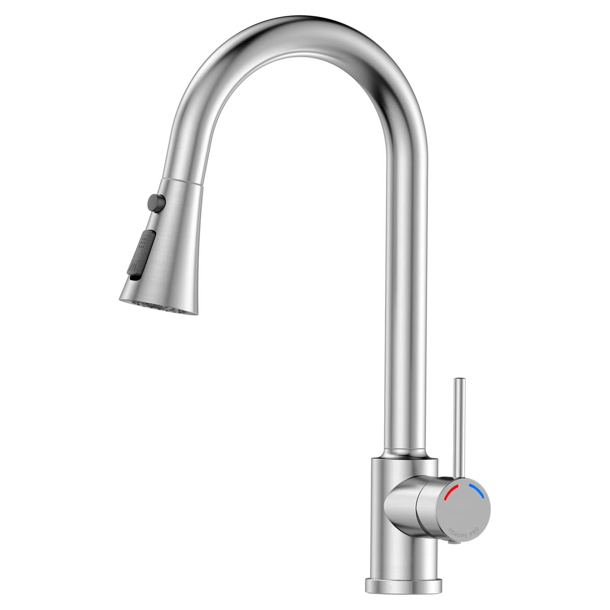 YEAUPE PRO Rubinetto Lavello Cucina Fregadero, Miscelatore Cucina Extraible con 360° Bocca Girevole, Rubinetti Cucina con ABS Doccetta,3 Modalità,Acciaio Inossidabile Rubinetti per Lavello a 1 Foro