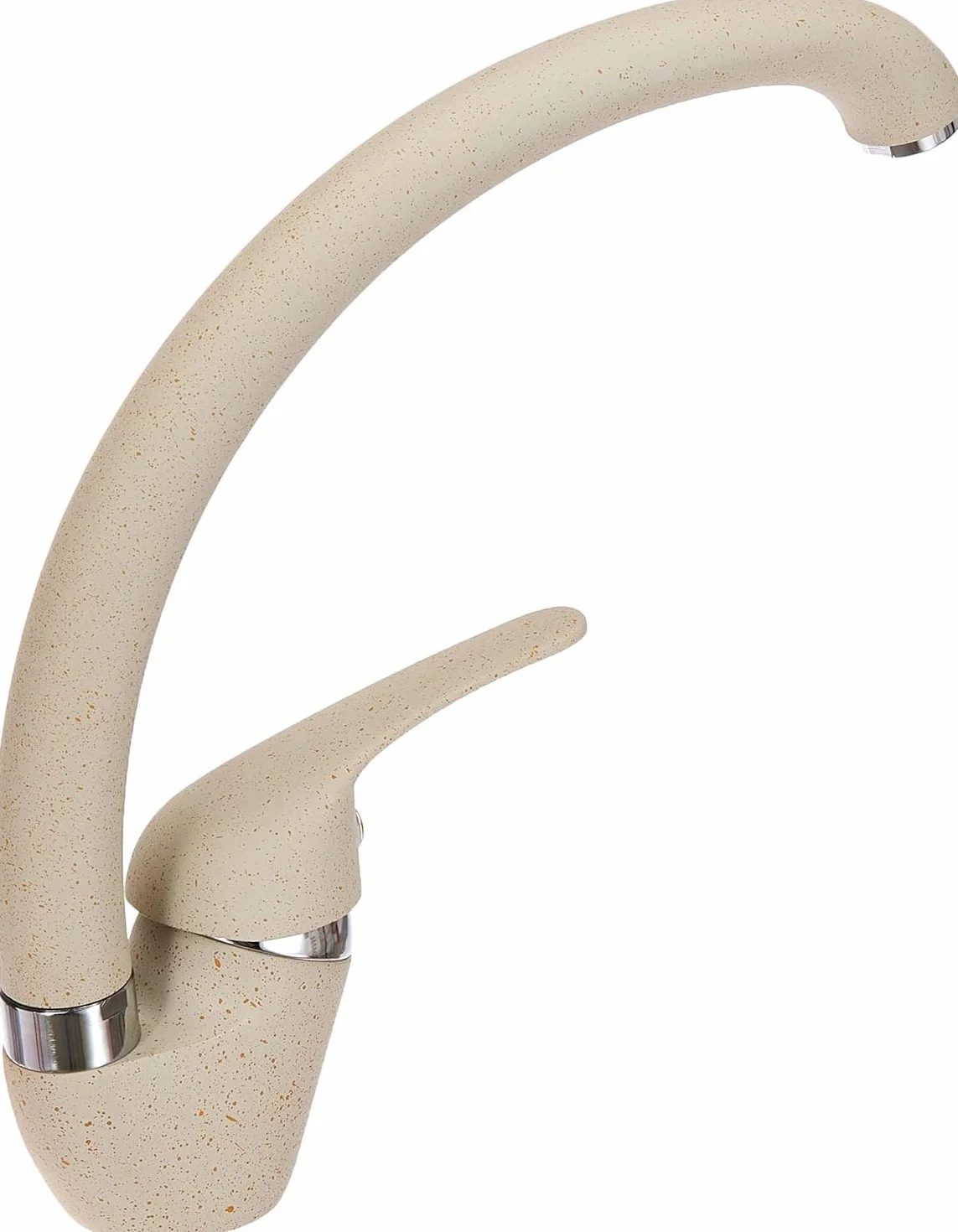 Ambrosiana SEI1406AVE Rubinetto Miscelatore lavello Cucina/Lavanderia con Canna Alta Serie Sei in Ottone con areatore a Risparmio idrico, Colore Avena